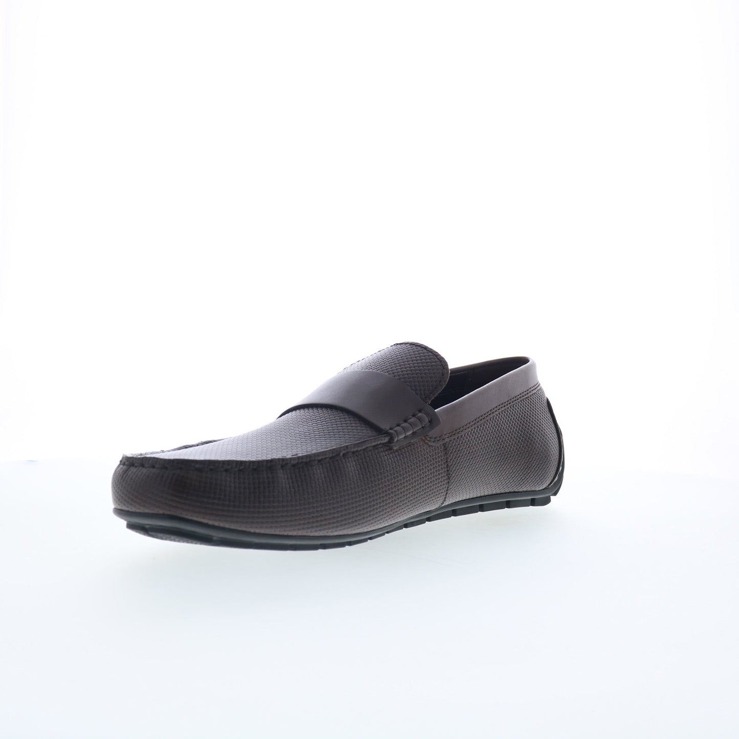 Rockport Tayo RMTAYO Mens Brown Leather Loafers & Slip Ons Moccasin Shoes