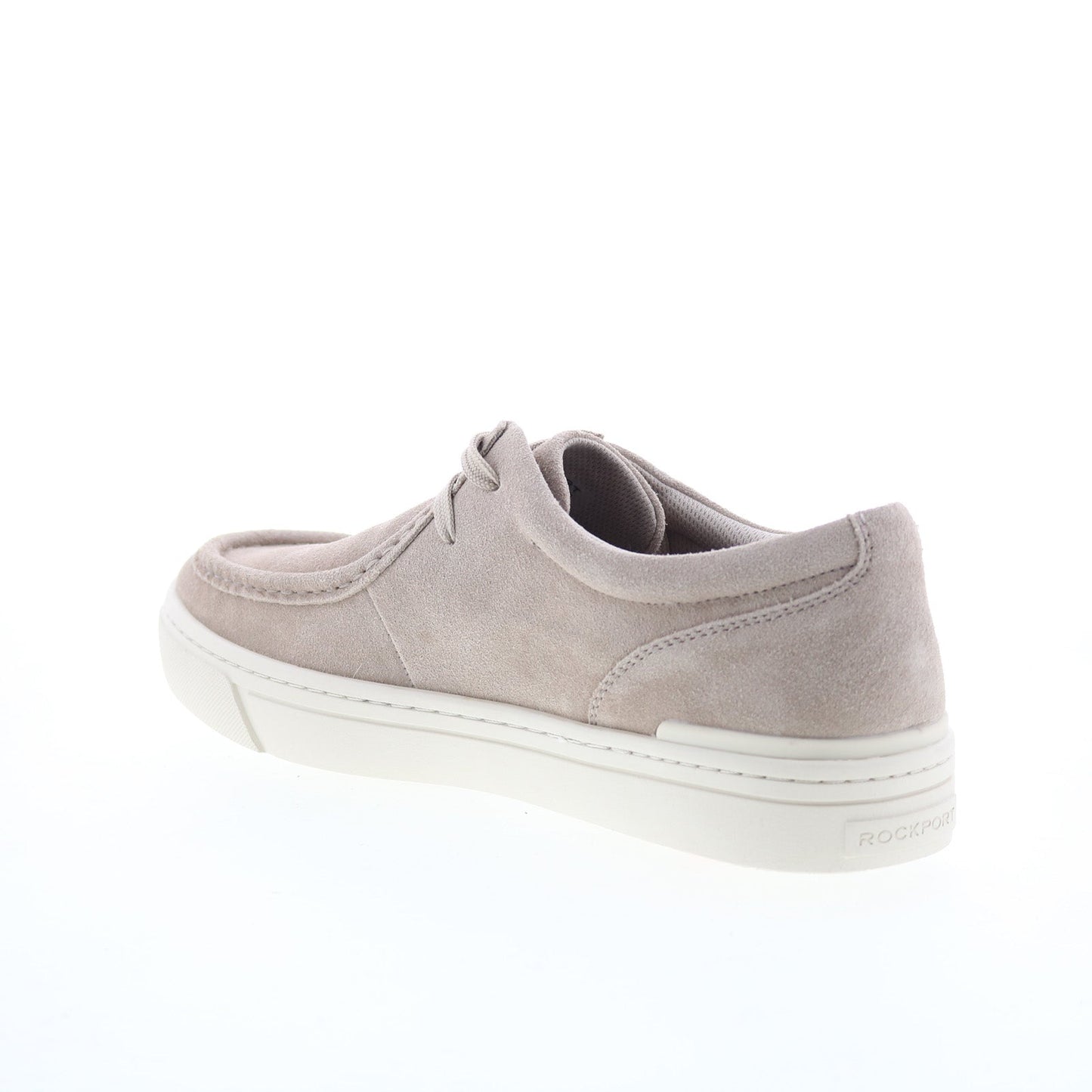 Rockport Terell Mens Gray Suede Lace Up Lifestyle Sneakers Shoes