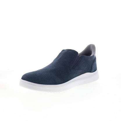 Rockport Tristens RMTRISTENS Mens Blue Suede Lifestyle Sneakers Shoes