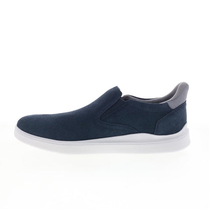 Rockport Tristens RMTRISTENS Mens Blue Suede Lifestyle Sneakers Shoes