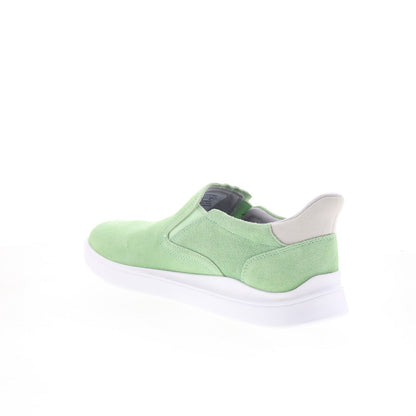 Rockport Tristens RMTRISTENS Mens Green Suede Lifestyle Sneakers Shoes