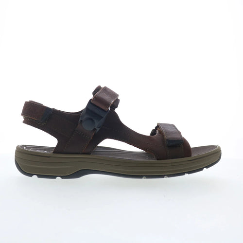 Clarks Saltway Trail 26176905 Mens Brown Leather Strap Sport Sandals Shoes