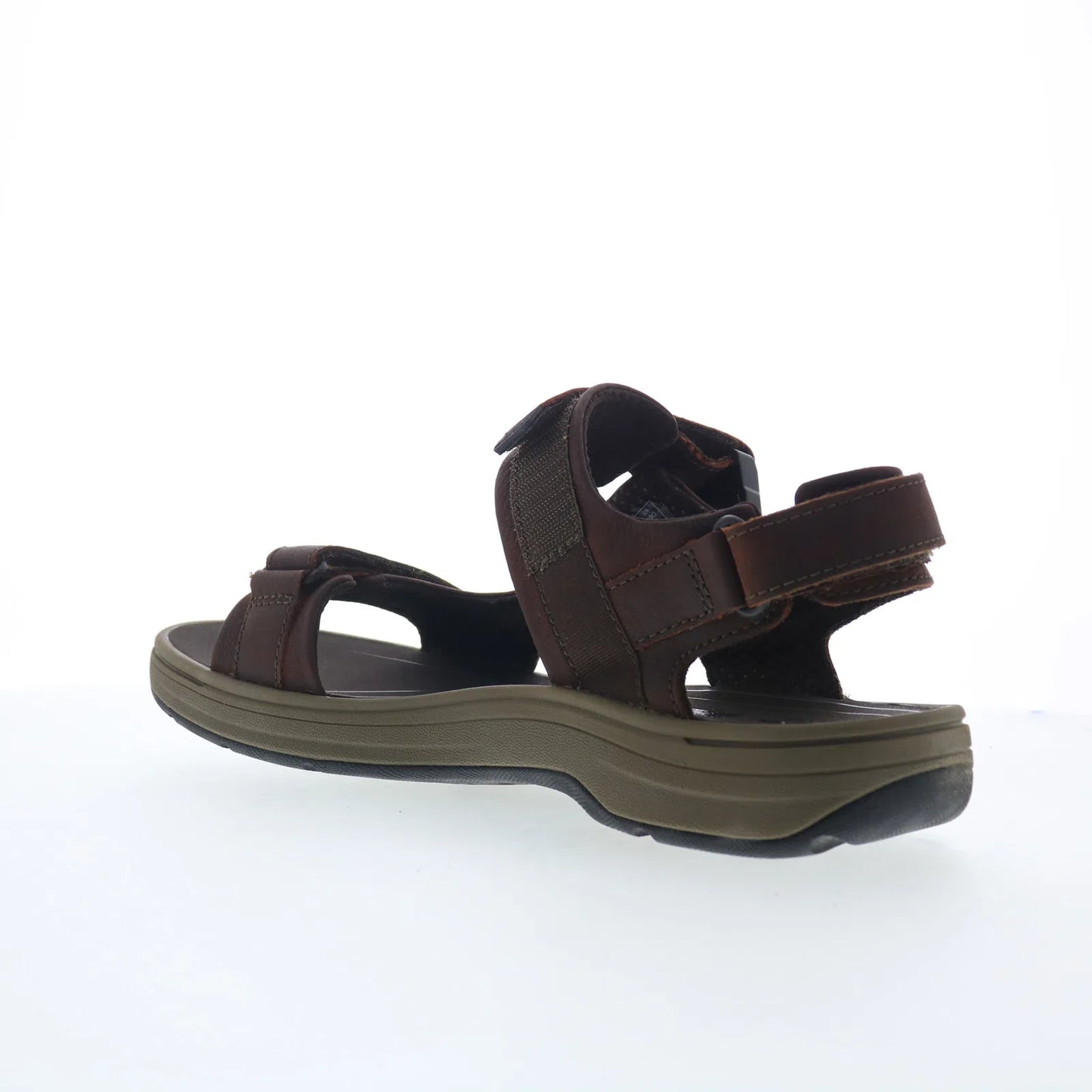 Clarks Saltway Trail 26176905 Mens Brown Leather Strap Sport Sandals Shoes