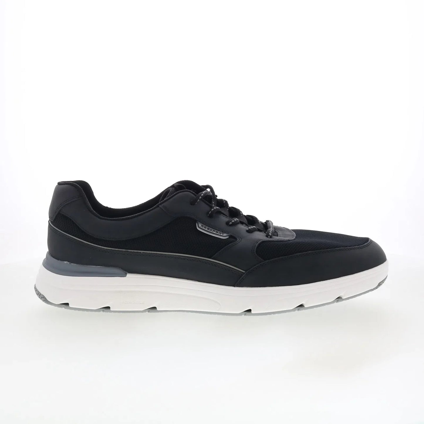 Rockport Seabrook Mens Black Wide Leather Lifestyle Sneakers Shoes