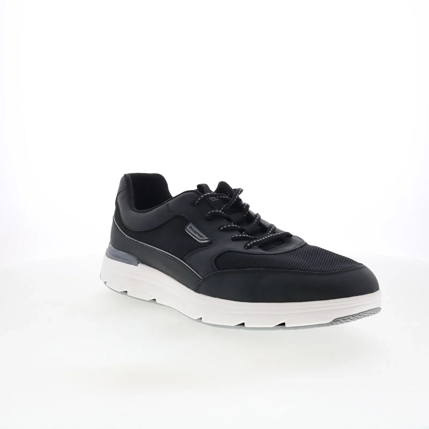 Rockport Seabrook Mens Black Wide Leather Lifestyle Sneakers Shoes