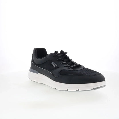 Rockport Seabrook Mens Black Wide Leather Lifestyle Sneakers Shoes