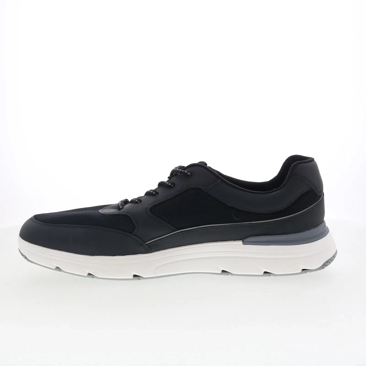 Rockport Seabrook Mens Black Wide Leather Lifestyle Sneakers Shoes