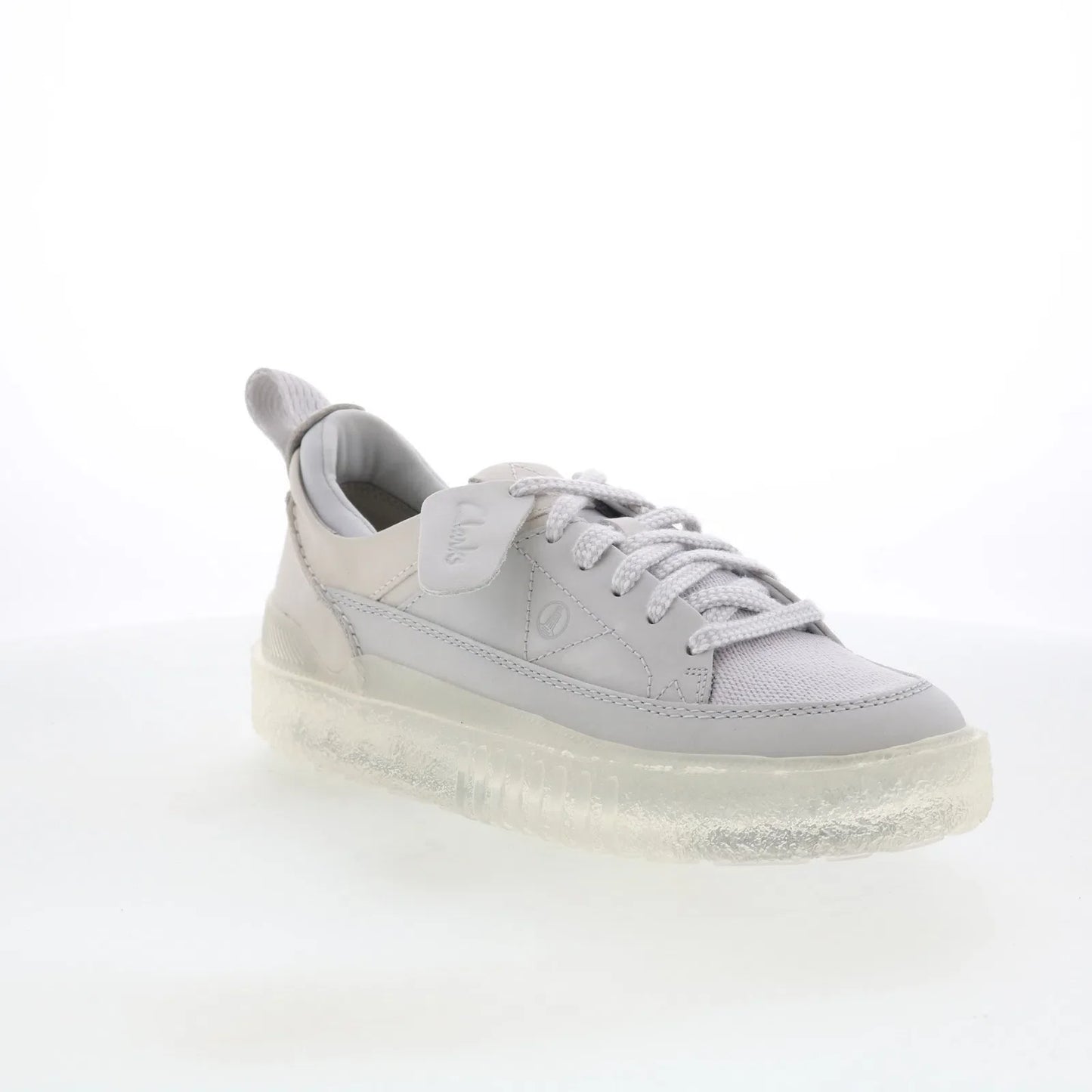 Clarks Somerset Lace 26176186 Mens White Nubuck Lifestyle Sneakers Shoes
