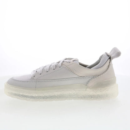 Clarks Somerset Lace 26176186 Mens White Nubuck Lifestyle Sneakers Shoes