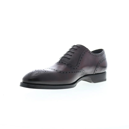 Di Bianco SBP940 Mens Brown Oxfords & Lace Ups Wingtip & Brogue Shoes