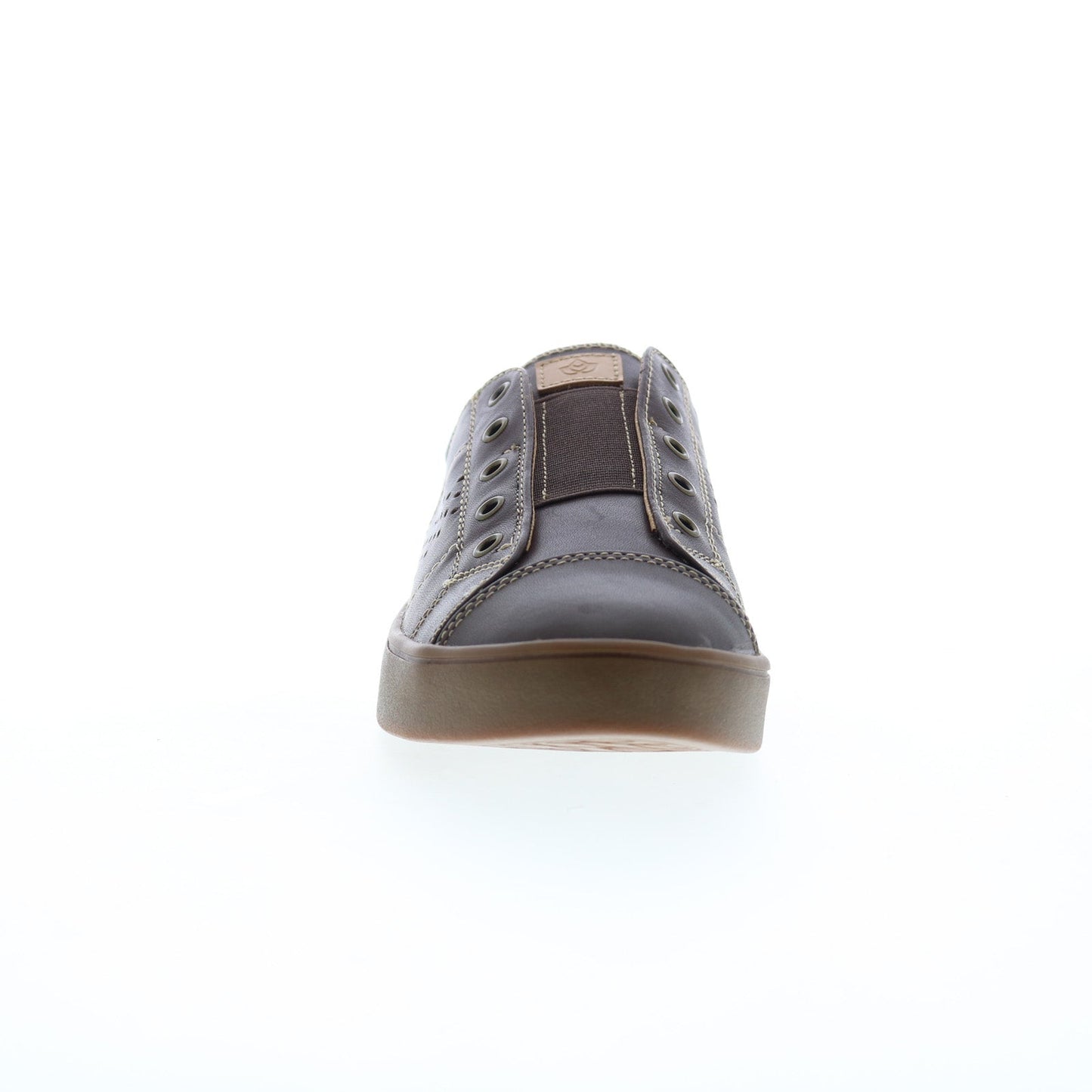 Spenco Malibu Lux SP1006ESP Womens Brown Leather Lifestyle Sneakers Shoes