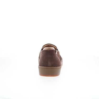Spenco Backside Slip-On SP2004FFR Mens Brown Suede Lifestyle Sneakers Shoes