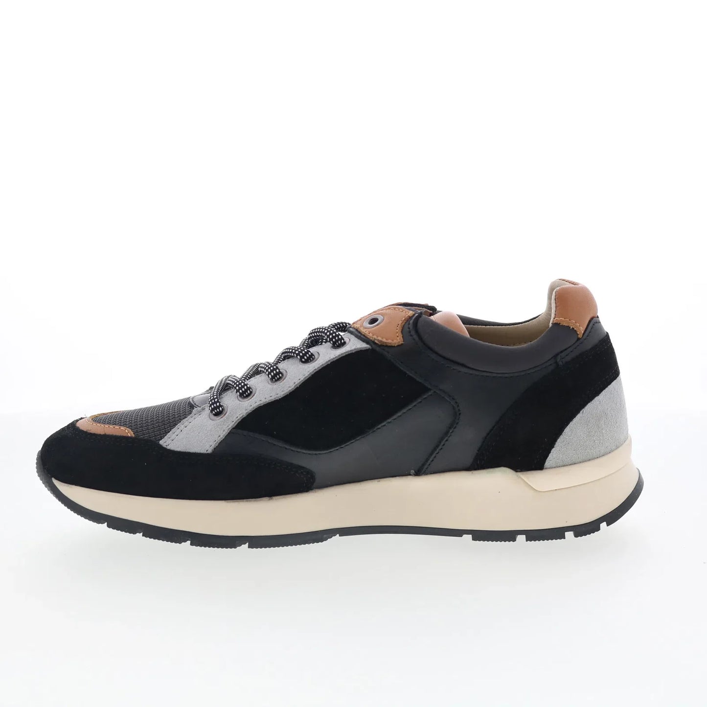 Pajar Telay PDPAS00558.01 Mens Black Suede Lace Up Lifestyle Sneakers Shoes