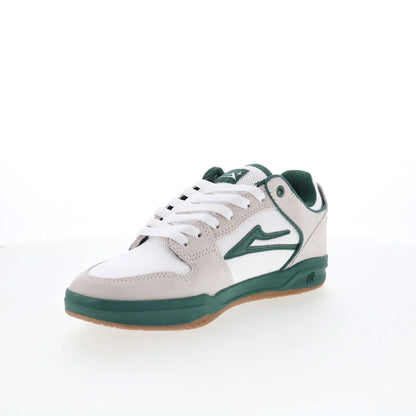 Lakai Telford Elite Mens White Suede Lace Up Skate Inspired Sneakers Shoes
