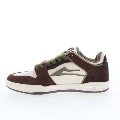 Lakai Telford Low Mens Beige Suede Lace Up Skate Inspired Sneakers Shoes