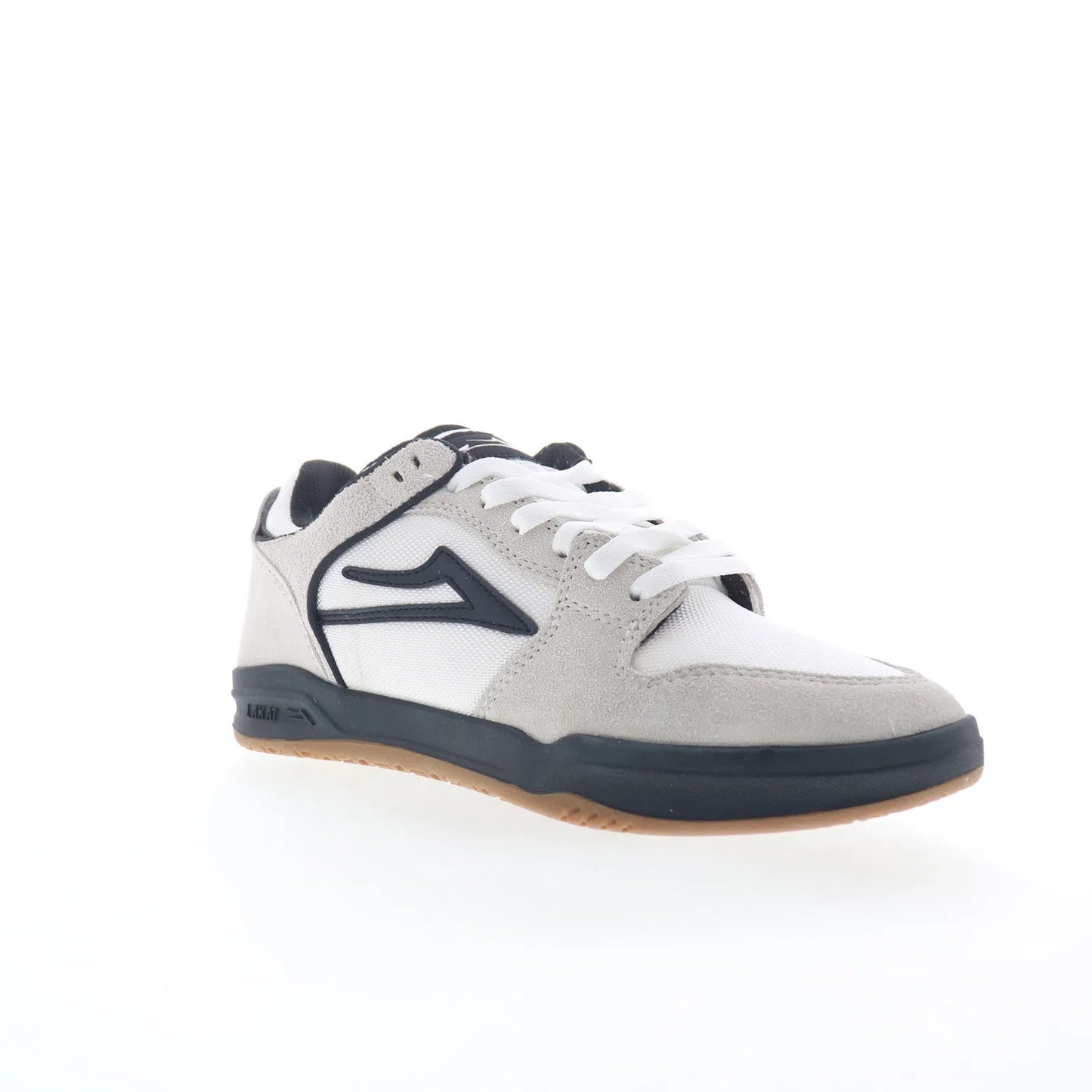 Lakai Telford Low Mens White Suede Lace Up Skate Inspired Sneakers Shoes
