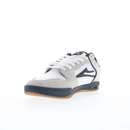 Lakai Telford Low Mens White Suede Lace Up Skate Inspired Sneakers Shoes