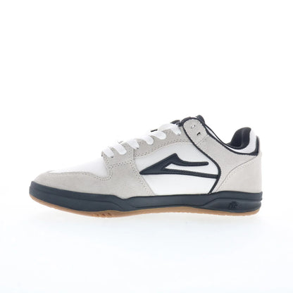 Lakai Telford Low Mens White Suede Lace Up Skate Inspired Sneakers Shoes