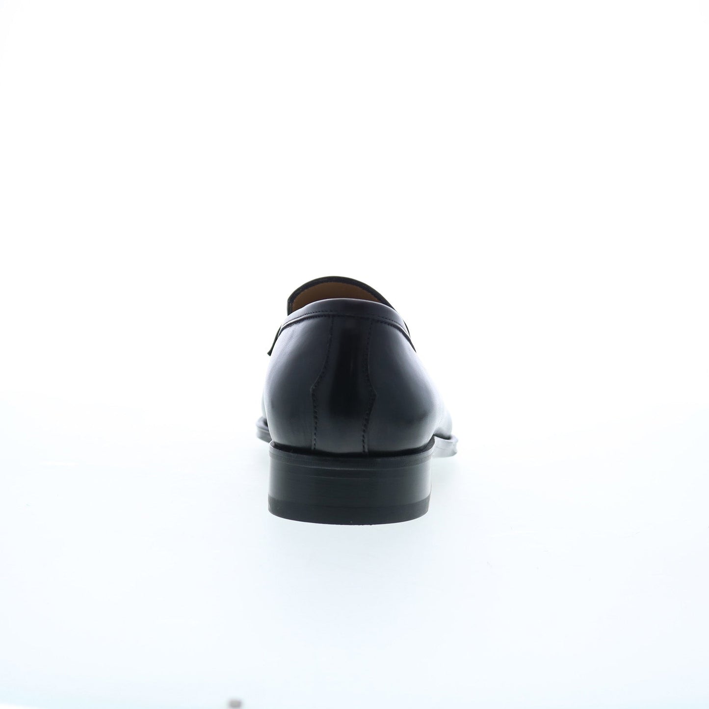 Pastori by Di Bianco Titus Mens Black Leather Loafers & Slip Ons Penny Shoes