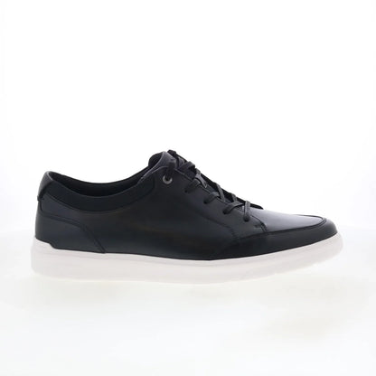 Rockport TM Court Blucher CJ1409 Mens Black Leather Lifestyle Sneakers Shoes