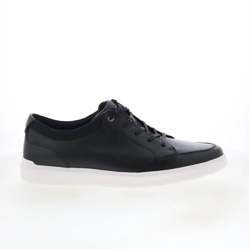 Rockport TM Court Blucher CJ1409 Mens Black Leather Lifestyle Sneakers Shoes