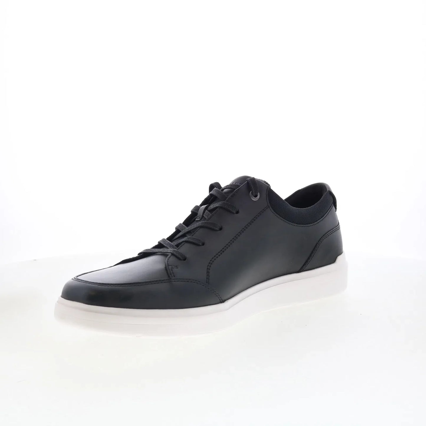 Rockport TM Court Blucher CJ1409 Mens Black Leather Lifestyle Sneakers Shoes
