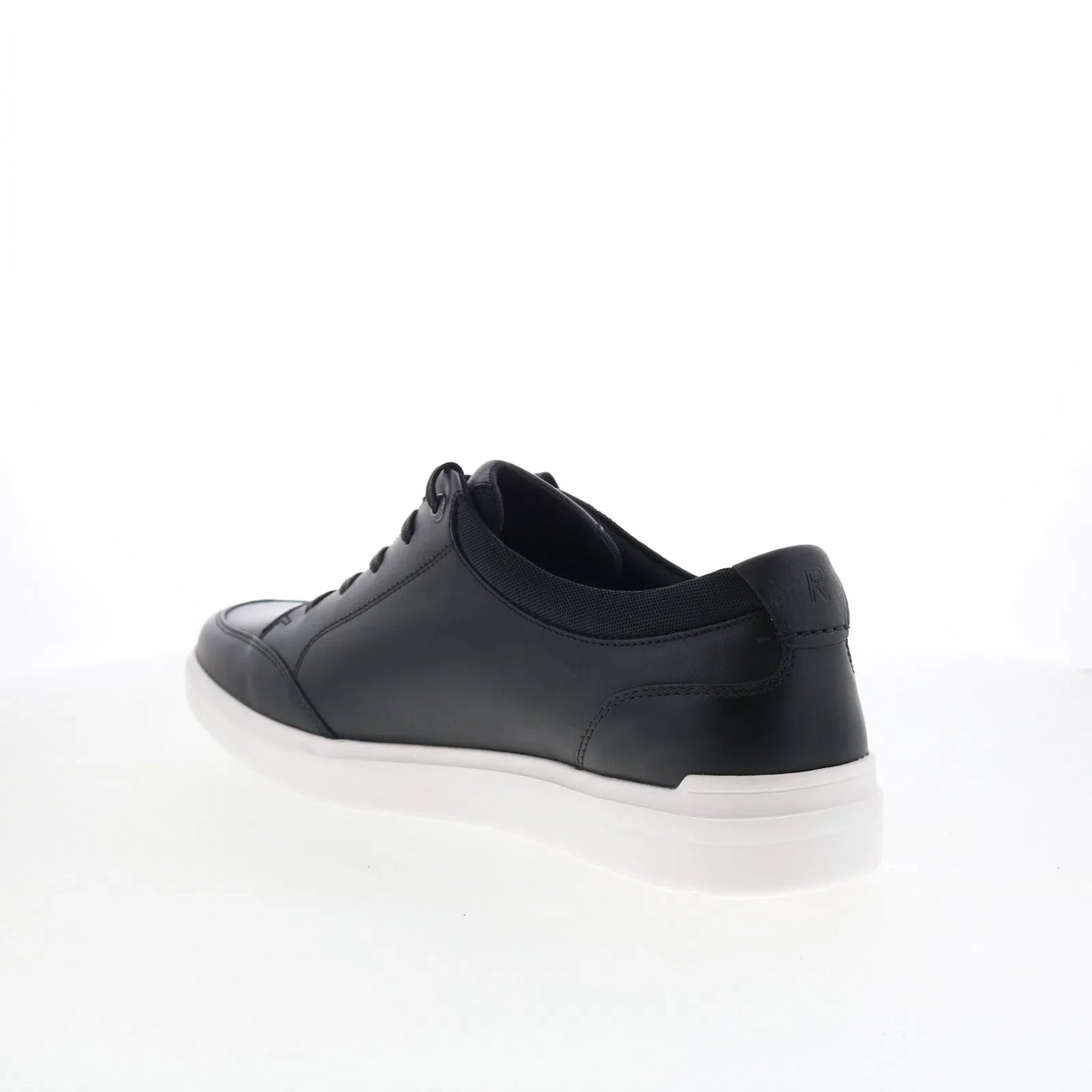 Rockport TM Court Blucher CJ1409 Mens Black Leather Lifestyle Sneakers Shoes
