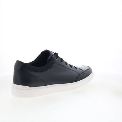 Rockport TM Court Blucher CJ1409 Mens Black Leather Lifestyle Sneakers Shoes