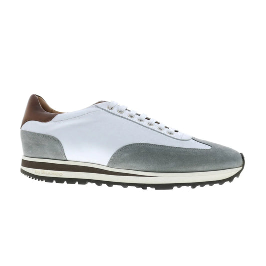 Di Bianco Trieste Suede SB307 Mens Gray Suede Lifestyle Sneakers Shoes