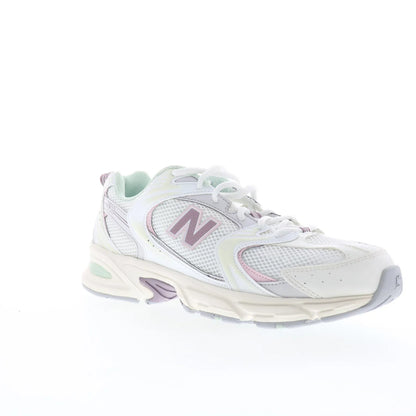 New Balance 530 U530NEB Mens White Mesh Lace Up Lifestyle Sneakers Shoes