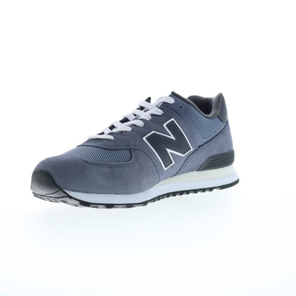 New Balance 574 U574GGE Mens Gray Suede Lace Up Lifestyle Sneakers Shoes