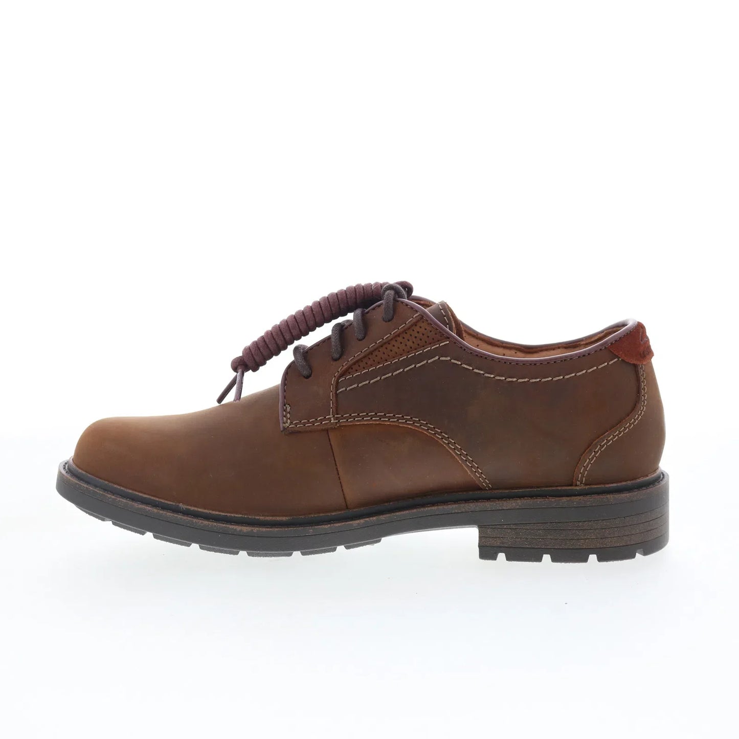 Clarks Un Shire Low 26174580 Mens Brown Oxfords & Lace Ups Plain Toe Shoes