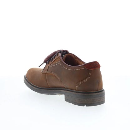 Clarks Un Shire Low 26174580 Mens Brown Oxfords & Lace Ups Plain Toe Shoes