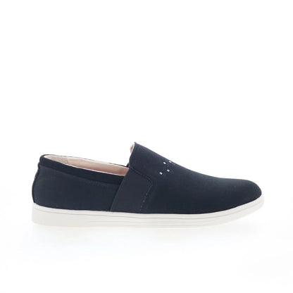 Spenco Waterfront Canvas SP1210BLK Womens Black Lifestyle Sneakers Shoes