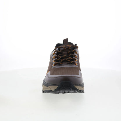 Skechers Waterproof D'Lux Journey - Slate Peak Mens Brown Athletic Shoes