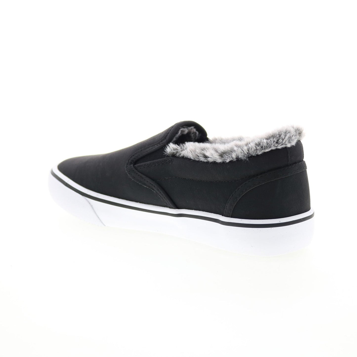 Lugz Clipper LX Fur WCLIPLXFD-060 Womens Black Lifestyle Sneakers Shoes
