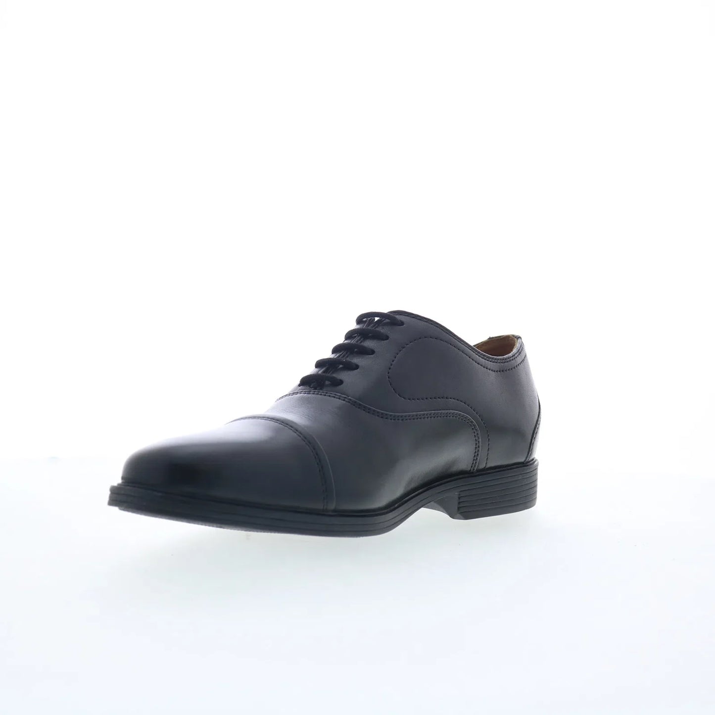 Clarks Whiddon OX 26176991 Mens Black Oxfords & Lace Ups Cap Toe Shoes